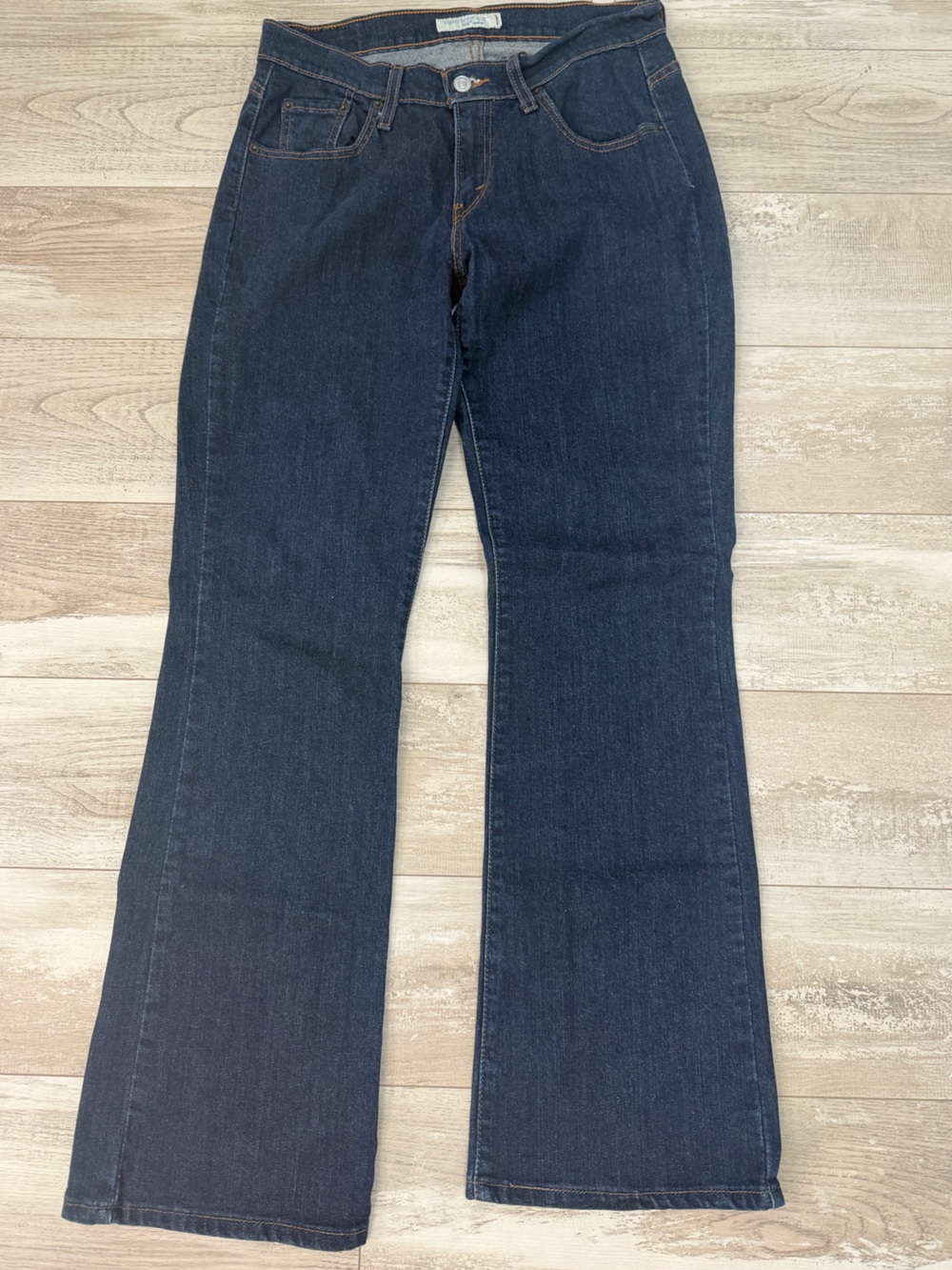 Levi's 529 Curvy Bootcut Jeans Dark Wash Denim Size 10 - Picture 3 of 11